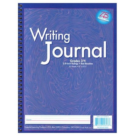 ZANER-BLOSER Zaner-Bloser ELP0603-6 My Writing Journals; Purple - Grade 3-4 - 6 Each ELP0603-6